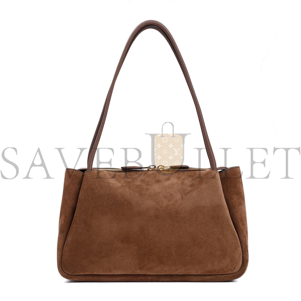 PRADA MEDIUM SUEDE SHOULDER BAG 1BA444 (28*16*10.5cm)